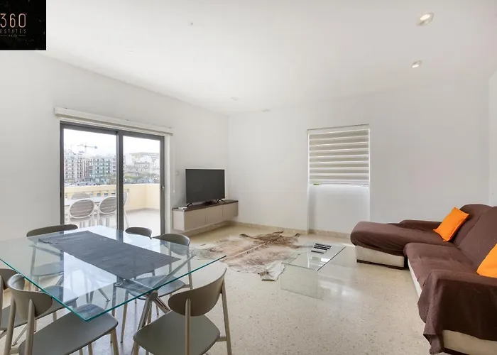 Marina View Slps 9 With Private Terrace & Bbq By 360 Estates Ta Xbiex