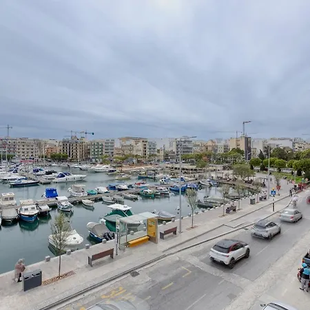 Apartmán Marina View Slps 9 With Private Terrace & Bbq By 360 Estates Ta Xbiex