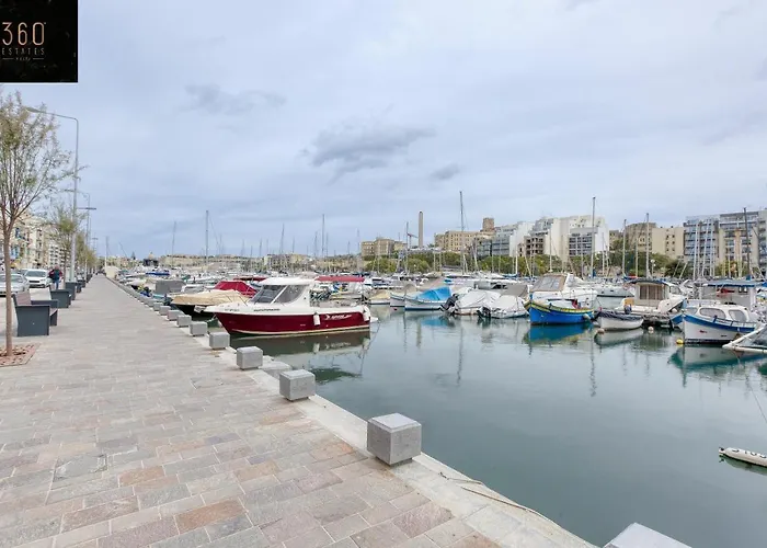 Marina View Slps 9 With Private Terrace & Bbq By 360 Estates * Ta Xbiex