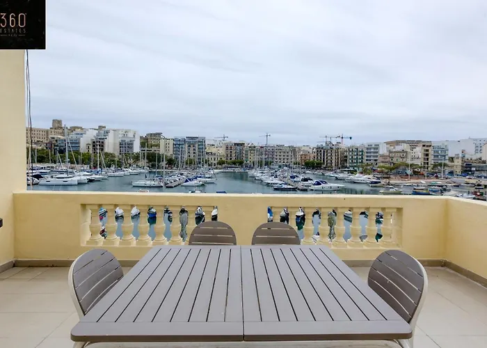 Marina View Slps 9 With Private Terrace & Bbq By 360 Estates Apartment